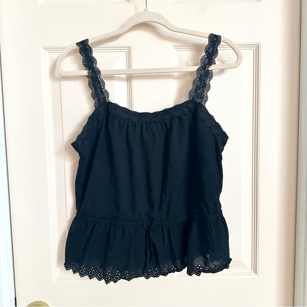 Black Lacey Paige top